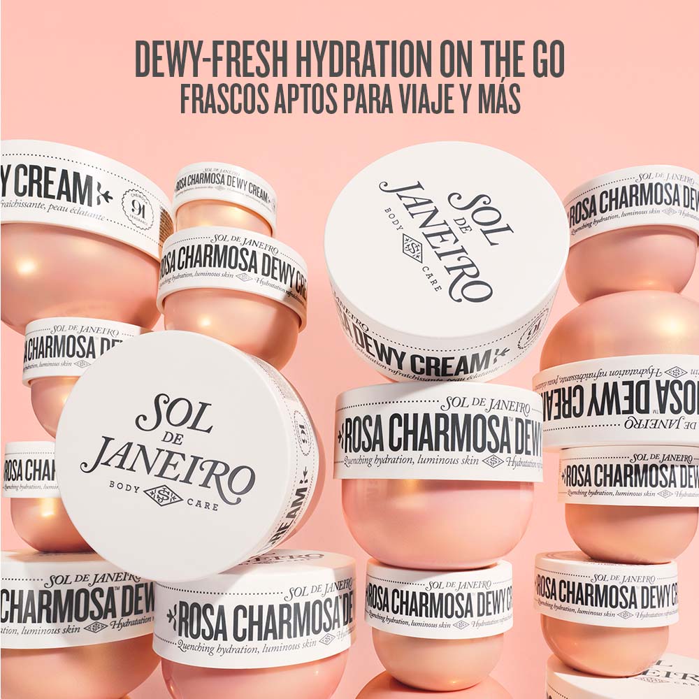 ROSA CHARMOSA&trade; DEWY BODY CREAM WITH ROSEWATER + CRYSTAL PEPTIDES (CREMA CORPORAL)